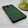 قاب گوشی Galaxy S24 Ultra سامسونگ اورجینال برند DADOO دادوو 2026 طرح دوخت HARD چرمی محافظ لنزدار سبز کد 155501