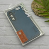 قاب گوشی Galaxy S25 FE سامسونگ اورجینال برند DADOO دادوو 2026 طرح دوخت HARD چرمی محافظ لنزدار سرمه ای کد 155507