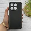 قاب گوشی Mi 15T شیائومی اورجینال برند DADOO دادوو 2026 طرح دوخت HARD چرمی محافظ لنزدار مشکی کد E19-155510