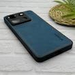 قاب گوشی Redmi Note 13 Pro 5G - Poco X6 شیائومی اورجینال برند DADOO دادوو 2026 طرح دوخت HARD چرمی محافظ لنزدار سرمه ای کد 155517