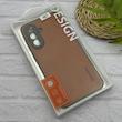 قاب گوشی Galaxy A57 سامسونگ اورجینال برند DADOO دادوو 2026 طرح دوخت HARD چرمی محافظ لنزدار عسلی کد 157221