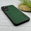 قاب گوشی Galaxy A57 سامسونگ اورجینال برند DADOO دادوو 2026 طرح دوخت HARD چرمی محافظ لنزدار سبز کد 157222