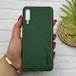 قاب گوشی Galaxy A30S - A50S - A50 سامسونگ اورجینال برند DADOO دادوو 2026 طرح دوخت HARD چرمی محافظ لنزدار سبز کد 157226