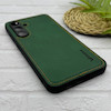 قاب گوشی Galaxy S24 FE سامسونگ اورجینال برند DADOO دادوو 2026 طرح دوخت HARD چرمی محافظ لنزدار سبز کد 157231