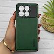 قاب گوشی Poco X6 Pro - Redmi K70E شیائومی اورجینال برند DADOO دادوو 2026 طرح دوخت HARD چرمی محافظ لنزدار سبز کد 157246