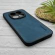 قاب گوشی Redmi Note 15 Pro 4G شیائومی اورجینال برند DADOO دادوو 2026 طرح دوخت HARD چرمی محافظ لنزدار سرمه ای کد 157265
