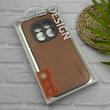 قاب گوشی Redmi Note 15 Pro 4G شیائومی اورجینال برند DADOO دادوو 2026 طرح دوخت HARD چرمی محافظ لنزدار عسلی کد 157266