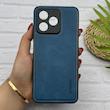 قاب گوشی Realme C51 - Realme C53 - Realme Note 50 ریلمی اورجینال برند DADOO دادوو 2026 طرح دوخت HARD چرمی محافظ لنزدار سرمه ای کد 157273