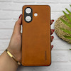 قاب گوشی Realme Note 60 ریلمی اورجینال برند DADOO دادوو 2026 طرح دوخت HARD چرمی محافظ لنزدار عسلی کد 157277