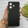 قاب گوشی Realme Note 60 ریلمی اورجینال برند DADOO دادوو 2026 طرح دوخت HARD چرمی محافظ لنزدار مشکی کد 157279