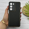 قاب گوشی Realme C71 ریلمی اورجینال برند DADOO دادوو 2026 طرح دوخت HARD چرمی محافظ لنزدار مشکی کد E19-157292