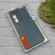 قاب گوشی Realme C75 ریلمی اورجینال برند DADOO دادوو 2026 طرح دوخت HARD چرمی محافظ لنزدار سرمه ای کد 157296