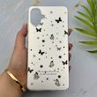 قاب گوشی Galaxy A07 سامسونگ فانتزی سخت Hard لیزری IMD مات طرح پروانه کیوت کد 155996