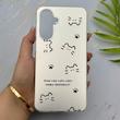 قاب گوشی Galaxy A17 سامسونگ فانتزی سخت Hard لیزری IMD مات طرح گربه کیوت کد 156011