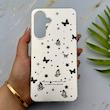 قاب گوشی Galaxy A36 سامسونگ فانتزی سخت Hard لیزری IMD مات طرح پروانه کیوت کد E20-156020