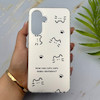 قاب گوشی Galaxy A56 سامسونگ فانتزی سخت Hard لیزری IMD مات طرح گربه کیوت کد 156048