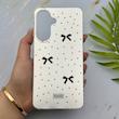 قاب گوشی Galaxy A57 سامسونگ فانتزی سخت Hard لیزری IMD مات طرح پاپیون کیوت کد 156061
