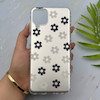 قاب گوشی Galaxy A12 - M12 سامسونگ فانتزی سخت Hard لیزری IMD مات طرح گل کیوت کد 156066