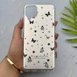 قاب گوشی Galaxy A12 - M12 سامسونگ فانتزی سخت Hard لیزری IMD مات طرح پروانه کیوت کد 156068