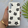 قاب گوشی Galaxy A30S - A50S - A50 سامسونگ فانتزی سخت Hard لیزری IMD مات طرح گل کیوت کد 156072