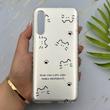 قاب گوشی Galaxy A30S - A50S - A50 سامسونگ فانتزی سخت Hard لیزری IMD مات طرح گربه کیوت کد 156074
