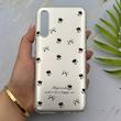 قاب گوشی Galaxy A30S - A50S - A50 سامسونگ فانتزی سخت Hard لیزری IMD مات طرح پاپیون کیوت کد 156076