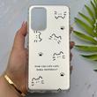 قاب گوشی Galaxy A52 4G - Galaxy A52 5G - Galaxy A52S سامسونگ فانتزی سخت Hard لیزری IMD مات طرح گربه کیوت کد E20-156088