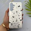 قاب گوشی Galaxy S25 FE سامسونگ فانتزی سخت Hard لیزری IMD مات طرح پروانه کیوت کد 156105
