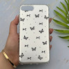 قاب گوشی iPhone 7 Plus - iPhone 8 Plus آیفون فانتزی سخت Hard لیزری IMD مات طرح پروانه کیوت کد 156114