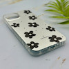 قاب گوشی iPhone 13 - iPhone 14 آیفون فانتزی سخت Hard لیزری IMD مات طرح گل کیوت کد 156118