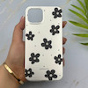 قاب گوشی iPhone 13 - iPhone 14 آیفون فانتزی سخت Hard لیزری IMD مات طرح گل کیوت کد 156118