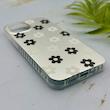 قاب گوشی iPhone 13 - iPhone 14 آیفون فانتزی سخت Hard لیزری IMD مات طرح گل کیوت کد 156119