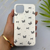 قاب گوشی iPhone 13 - iPhone 14 آیفون فانتزی سخت Hard لیزری IMD مات طرح پروانه کیوت کد 156122