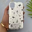 قاب گوشی iPhone 11 آیفون فانتزی سخت Hard لیزری IMD مات طرح پروانه کیوت کد 156127