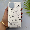 قاب گوشی iPhone 12 Pro Max آیفون فانتزی سخت Hard لیزری IMD مات طرح پروانه کیوت کد 156136