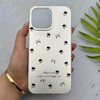 قاب گوشی iPhone 16 Pro Max آیفون فانتزی سخت Hard لیزری IMD مات طرح گل و پاپیون کیوت کد 156156