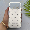 قاب گوشی iPhone 17 Pro Max آیفون فانتزی سخت Hard لیزری IMD مات طرح پاپیون کیوت کد 156165