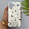 قاب گوشی iPhone 17 آیفون فانتزی سخت Hard لیزری IMD مات طرح پروانه کیوت کد 156174