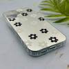قاب گوشی iPhone 17 آیفون فانتزی سخت Hard لیزری IMD مات طرح گل کیوت کد 156176