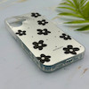 قاب گوشی iPhone 17 آیفون فانتزی سخت Hard لیزری IMD مات طرح گل کیوت کد 156177
