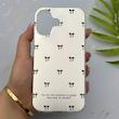 قاب گوشی iPhone 17 آیفون فانتزی سخت Hard لیزری IMD مات طرح پاپیون کیوت کد E20-156179