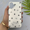 قاب گوشی iPhone 17 آیفون فانتزی سخت Hard لیزری IMD مات طرح پاپیون کیوت کد 156181
