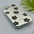 قاب گوشی iPhone 16 آیفون فانتزی سخت Hard لیزری IMD مات طرح گل کیوت کد 156189