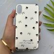 قاب گوشی iPhone X - XS آیفون فانتزی سخت Hard لیزری IMD مات طرح پاپیون کیوت کد 156192