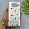 قاب گوشی Poco X3 - Poco X3 Pro شیائومی فانتزی سخت Hard لیزری IMD مات طرح پروانه کیوت کد 156199