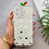 قاب گوشی iPhone 15 Pro Max آیفون بالشتی آینه ای محافظ لنز دار فانتزی طرح کیتی Kitty کد 154117