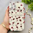 قاب گوشی iPhone 13 Pro Max آیفون اورجینال یونیک کیس چرمی لاکچری محافظ لنزدار طرح گل کیوت کد 154147