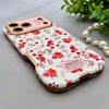قاب گوشی iPhone 17 Pro Max آیفون اورجینال یونیک کیس چرمی لاکچری محافظ لنزدار طرح گل کیوت کد 154151