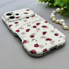 قاب گوشی iPhone 17 آیفون اورجینال یونیک کیس چرمی لاکچری محافظ لنزدار طرح گل کیوت کد 154167