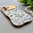 قاب گوشی iPhone 16 آیفون اورجینال یونیک کیس چرمی لاکچری محافظ لنزدار طرح پروانه کیوت کد 154174